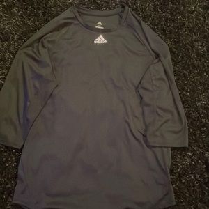 Adidas mens dri fit 3/4 length sleeve